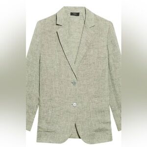 Theory Gray Sport Coat Tailored Blazer